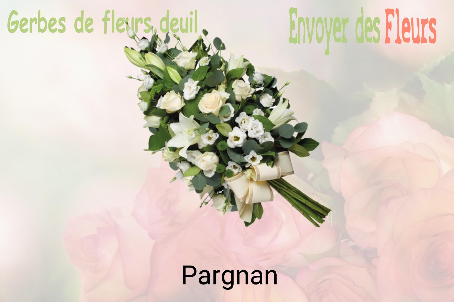 Gerbe de fleurs de deuil livrée à Pargnan